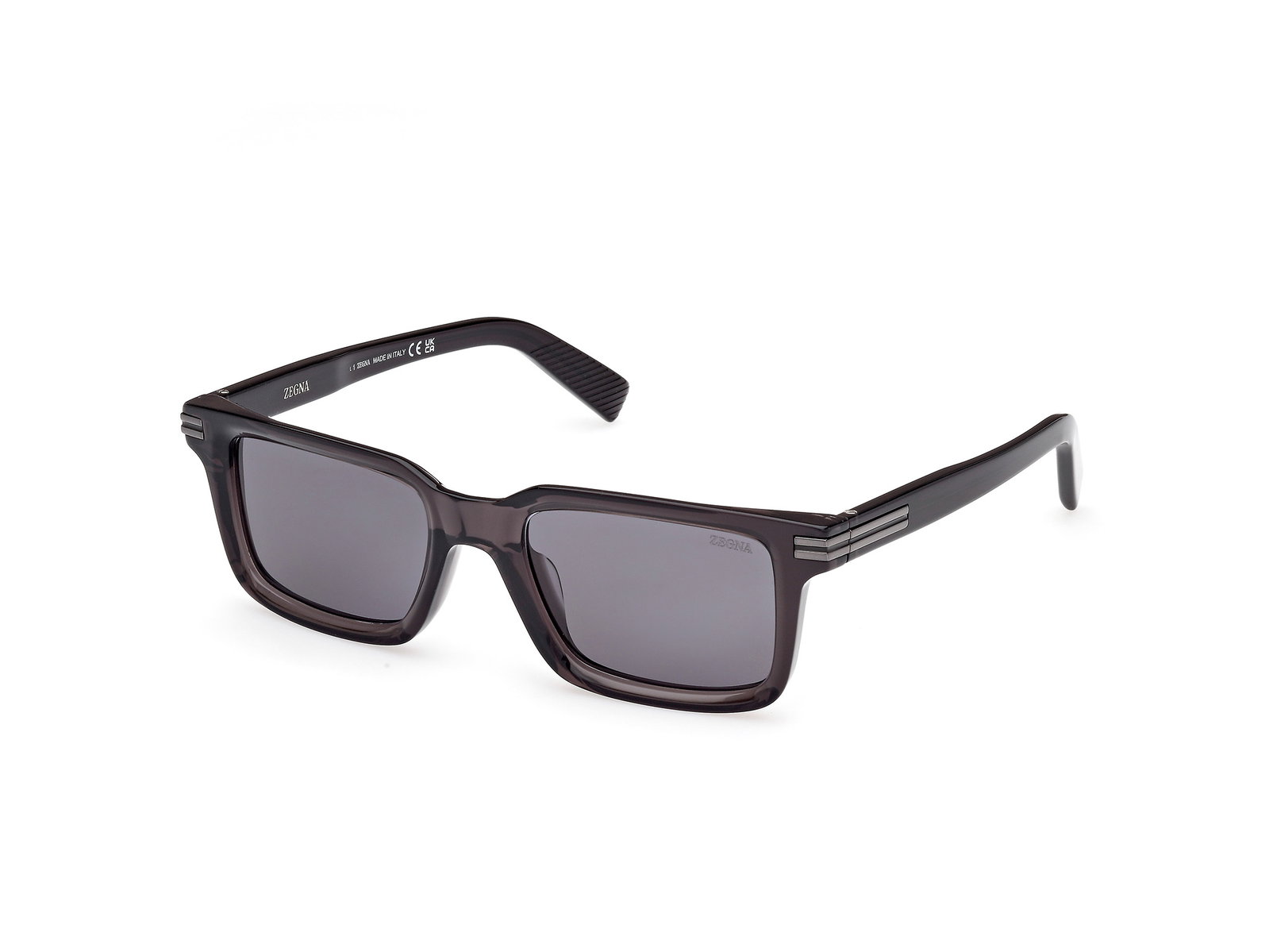 Ermenegildo Zegna Sonnenbrille EZ0249 20D in Glänzend Grau